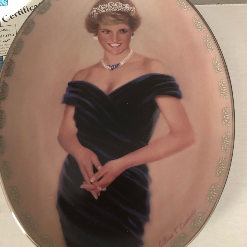 1997 Princess Diana Bradford Exchange Plate